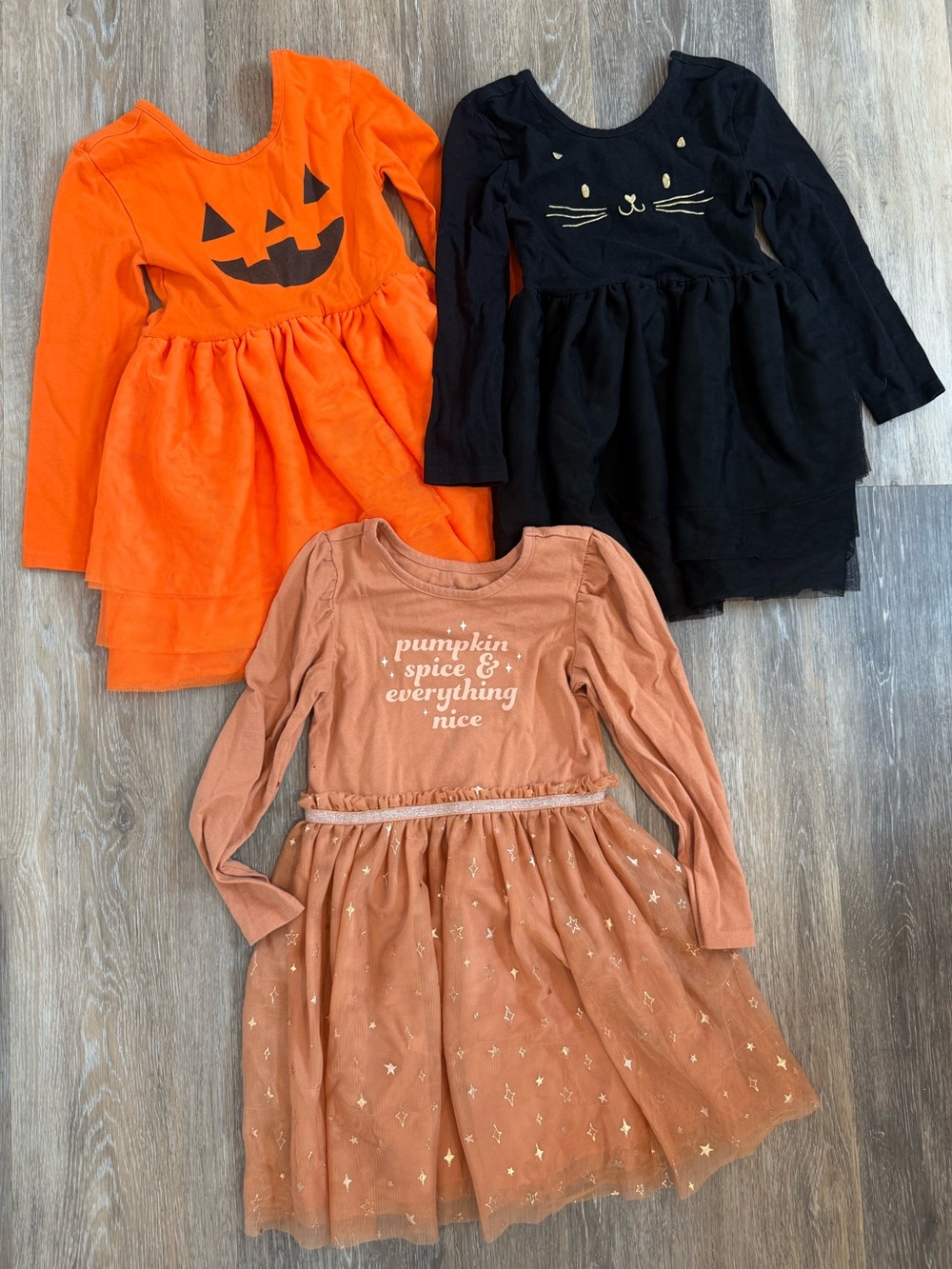 Cat & Jack Fall/Halloween Girls Dresses Lot 5T
